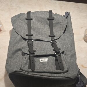 Herschel Supply Company Gray Backpack with Black Straps